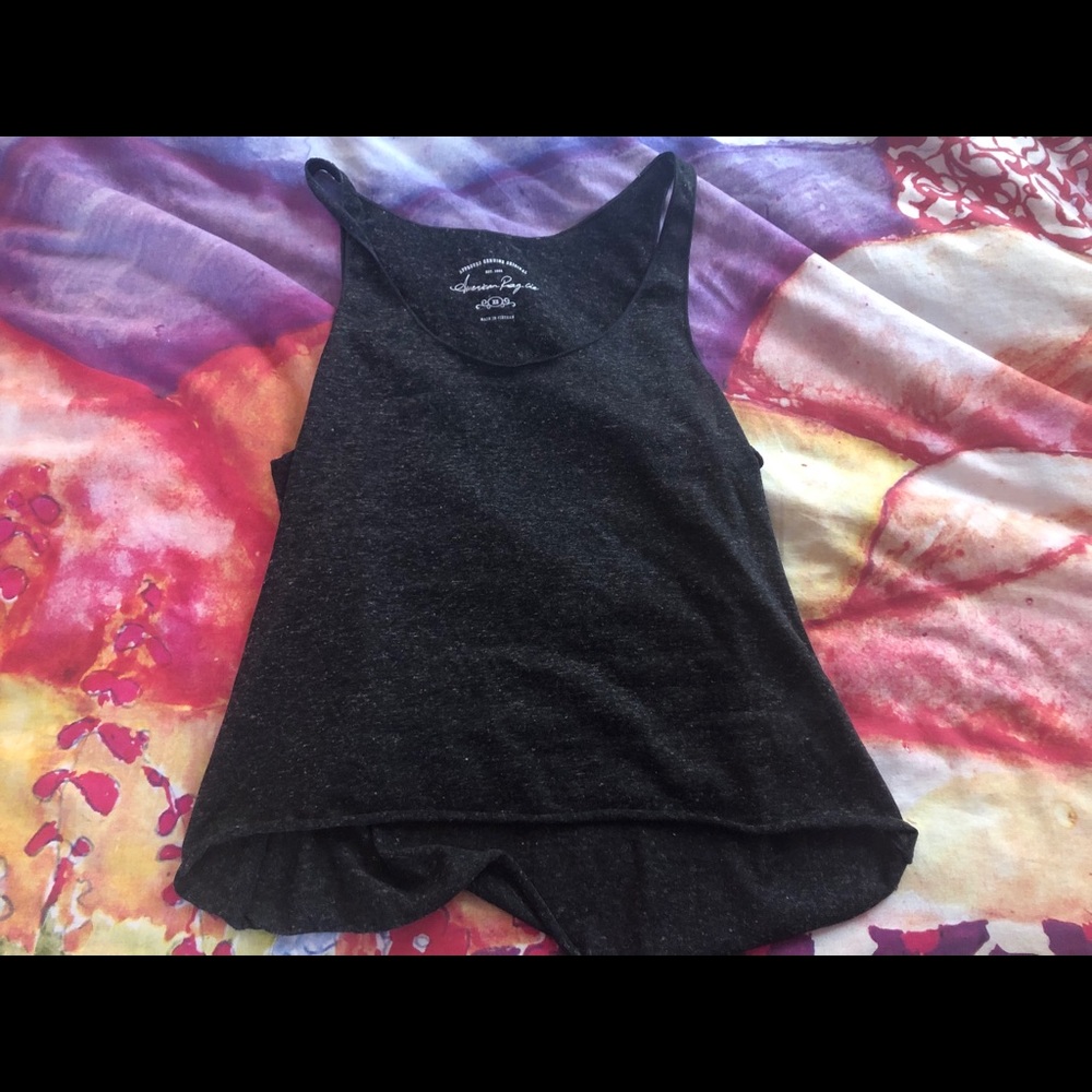 American Rag Black Cropped Tank